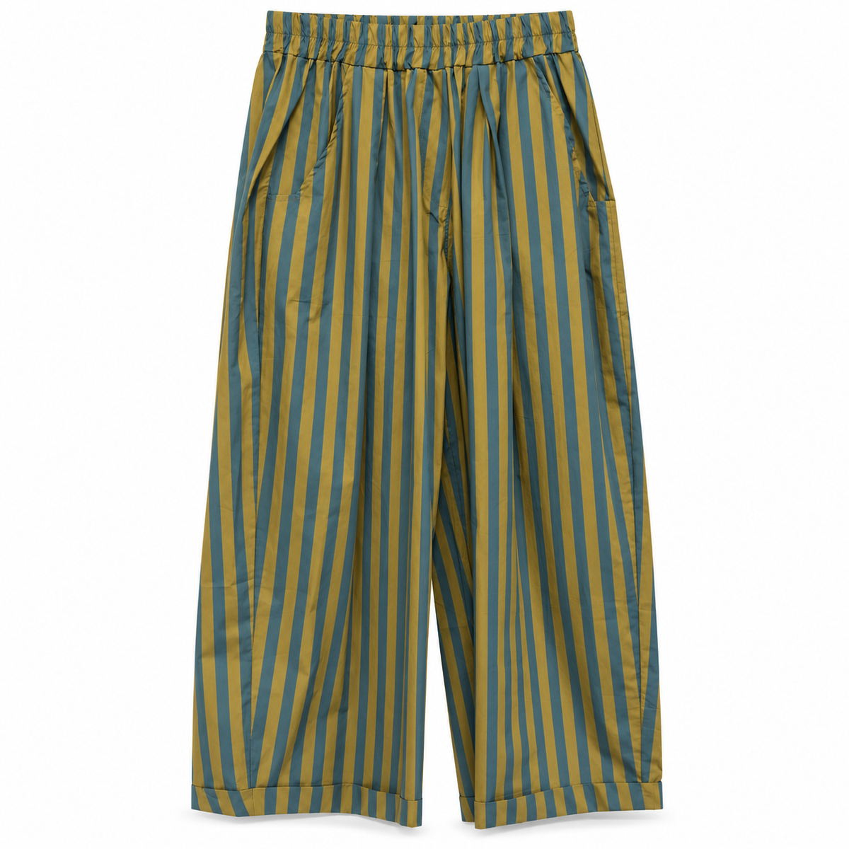 Pantalon RIO olive rayure ciel — photo 2