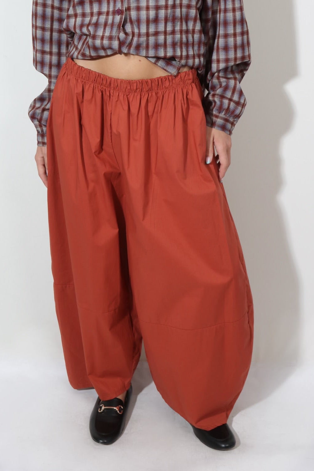 Pantalon SASHA uni brique — photo 4